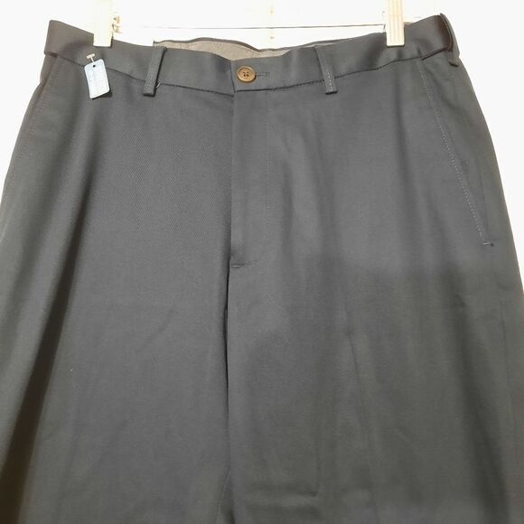 HAGGAR premium Khakis men's size 32 32 Navy classiccore - Picture 3 of 8